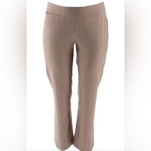 LANDS END starfish straight leg knit pull on pointe knit pants  neutral